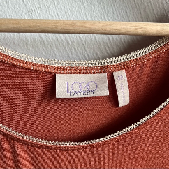 LOGO by Lori Goldstein Orange Tank M - Picture 6 of 6